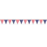 Stars & Stripes Pennant Banner